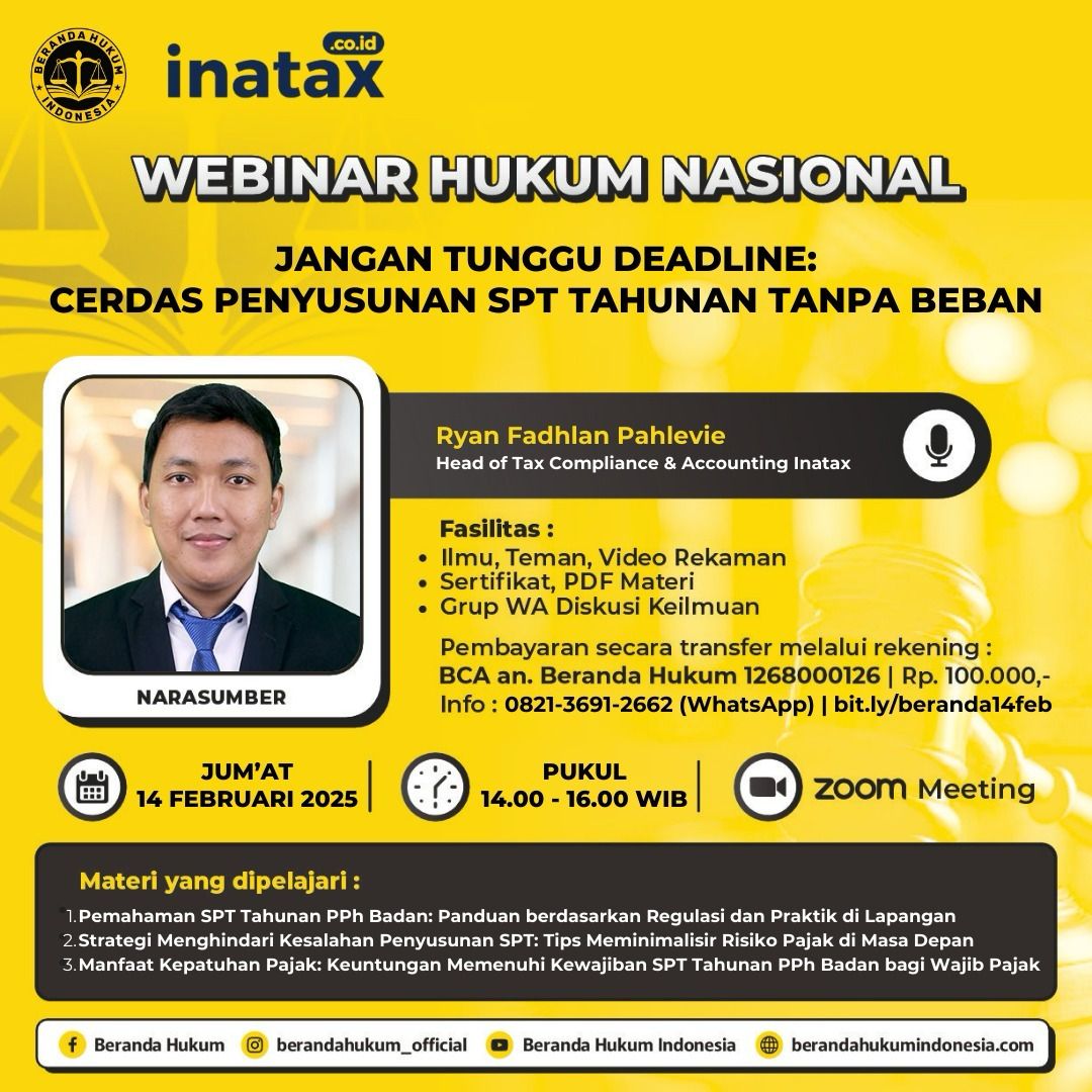Webinar SPT Tahunan